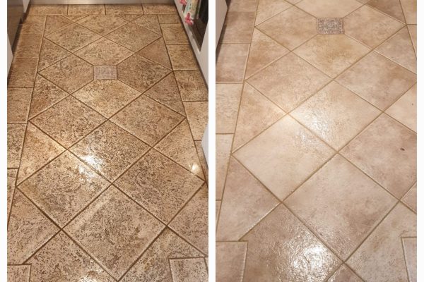 "Reviving worn-out tiles: Our specialized cleaning techniques breathe new life into your floors."
