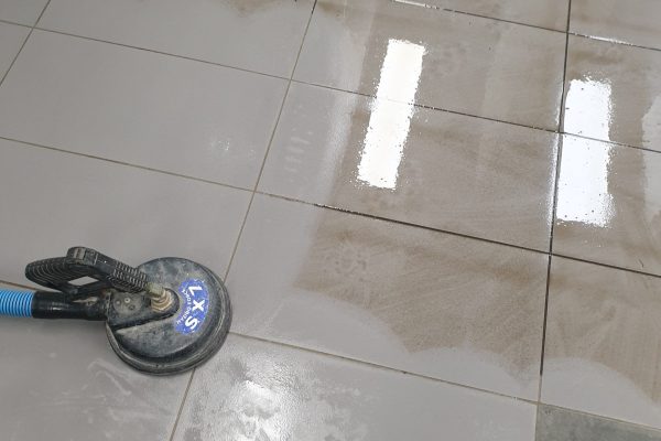 "Unveiling the hidden beauty: Our professional cleaning unveils the true potential of your tiles."
